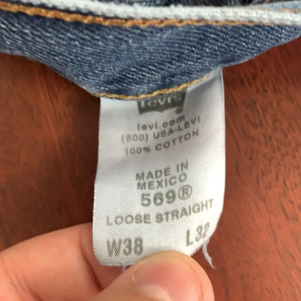 Vintage man’s 569 Levi’s mom jeans